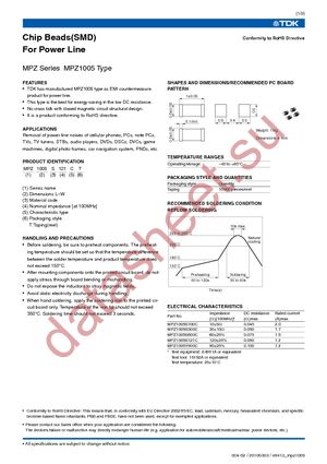 MPZ1005S121C datasheet  